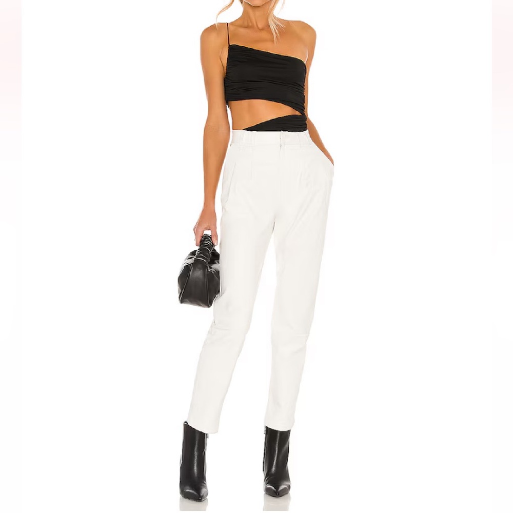 Superdown Veronica Cut Out Asymmetrical Women's Bodysuit Black XS - Picture 6 of 10